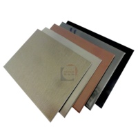 B1 Panel compuesto de aluminio no combustible ignífugo (ACP/ACM) Peso ligero Decoración de construcción ACP para exteriores
