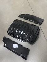 MRD Nouvelles pièces latérales de carrosserie en fibre de carbone, plaques de seuil de porte, plaque de coffre pour Chevrolet Corvette C7 2014-2017
