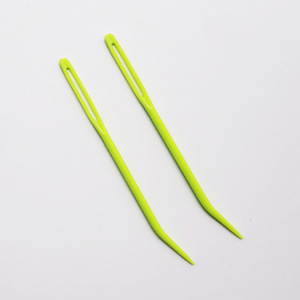 Plastic Curved <b>Sewing</b> Needles Red Hand <b>Sewing</b> Knitting Craft Tools 200 <b>Sets</b> Mixed Colors GZ01 - Product Image 2