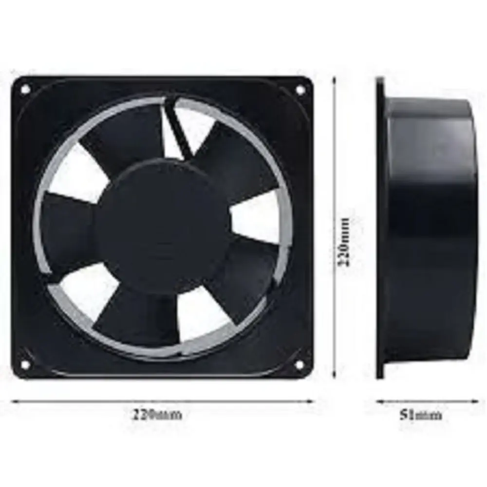 Meistverkaufter quadratischer AC-Axialventilator PV-Wechselrichter Ventilation der Herstellung