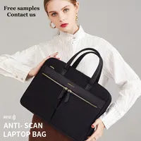 Модный женский портфель для ноутбука, деловой органайзер для документов, сумка на плечо для ноутбука 13,3, 15, 16 дюймов, деловая Офисная женская сумка