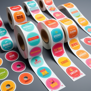 สติกเกอร์แบบกําหนดเอง Die Cut ของขวัญตกแต่งฉลากไวนิลสีสติกเกอร์กันน้ํา - Product Image 5