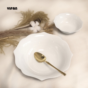 Nuevo Juego de Platos de Porcelana Fina con Diseño de Flores de Monzún para Hoteles Cinco Estrellas, Platos Base Decorativos para Bodas - Product Image 4