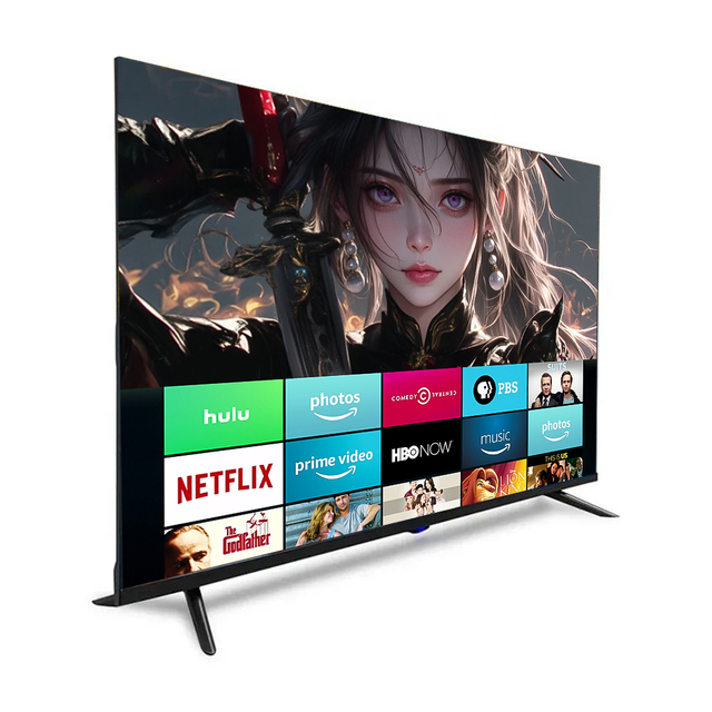 LED TV 75 Inch 4K Smart Television 50/55/65/70/75/85/100 Inch Android 15 LCD TV with Voice Remote Control Télévision