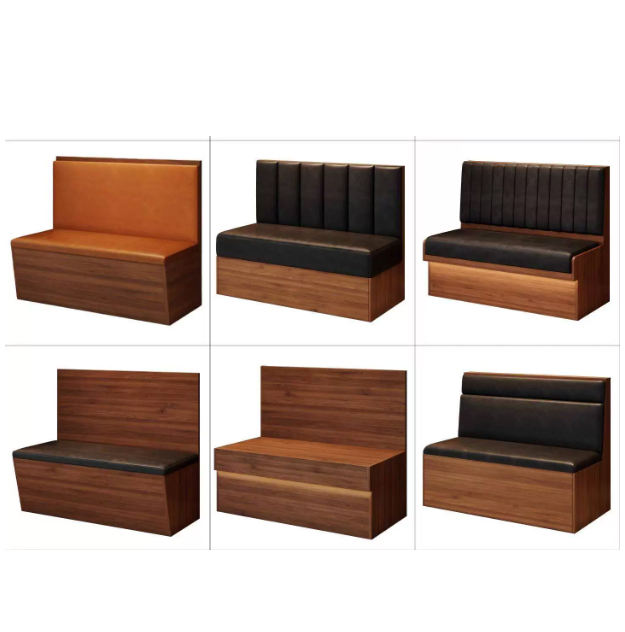 Dark Solid Wood Restaurant Furniture Chair Custom Commercial Dining Room Cafe Shop Bistro Milk Tea Catering
