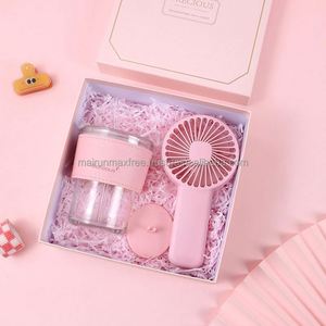 Luxury Women's Wedding & Valentine's Day <b>Gift</b> Set-Personalized Fashionable Glass Promotional Items Silk Screen Printing <b>Gift</b> <b>Box</b> - Product Image 1