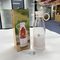 Draagbare Blender Multifunctionele Usb Opladen Sap Cup Fruit Elektrische Sap Mengbeker Milkshake Sap Machine Mengfles