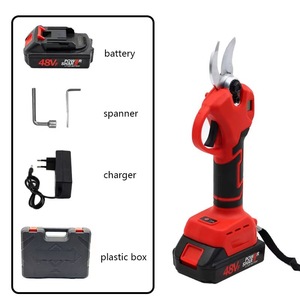 Power Shark 48V Electric Pruning Shears Stainless Steel Blade 35mm Max Cut Garden Tree Trimming Tool Red - Product Image 1