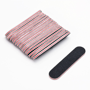 Çift yan Mini düz desen profesyonel tırnak törpüsü <span class=keywords><strong>100</strong></span>/<span class=keywords><strong>180</strong></span> <span class=keywords><strong>Grit</strong></span> zımpara zımpara kurulu özel Logo - Product Image 6