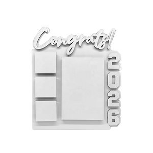 Regalo de Graduación, Placa de Fotos 3D con Logotipo Personalizado, Felicitaciones 2026, Marco de Fotos Sublimable en Blanco, Felicitaciones 2026 - Product Image 2