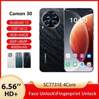 ZNNXECC Camon 30 6.6 inç HD Çift SIM Android Akıllı Telefon 4 çekirdekli+4GB+64GB Hızlı Şarj Fransızca/İngilizce/İspanyolca/Almanca