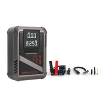Démarreur de voiture portable, batterie externe avec compresseur d'air pour véhicule 14,8 V, 6000 mAh, démarrage puissant avec pompe à air