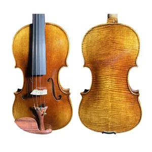 Wholesale Full Size Solid Wood Student Handmade Violin High Quality Cheap Handmade Maple 44 Violins Instrument With Accessories