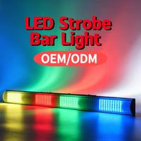 Tira de Luces LED RGB de Doble Color con Efecto Estroboscópico, Iluminación Blanca Fría y Cálida
