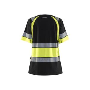 BLAKLADER - 341010309933XS T-shirt haute visibilité pour femme Noir/Jaune-EAN 7330509856635 HI-VIS WORKWEAR - Product Image 2