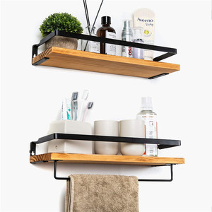 Estante <span class=keywords><strong>de</strong></span> Pared Decorativo Flotante <span class=keywords><strong>de</strong></span> <span class=keywords><strong>Madera</strong></span> <span class=keywords><strong>de</strong></span> 5 Niveles para Esquinas - Product Image 5