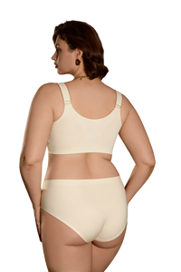 Sujetador deportivo HY Easy con cremallera frontal para busto <span class=keywords><strong>grande</strong></span> y pronunciado, sin costuras, con soporte y efecto suavizante, tirantes anchos que no aprietan, antideslizante. - Product Image 3