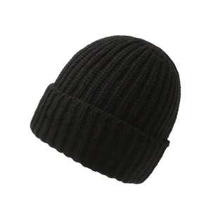 Japanese Style Knitted Hat <b>Wool</b> Warm Winter <b>Beanie</b> For Women 56-58Cm Solid Color Pullover Hat - Product Image 4