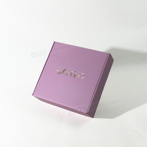 Sang Trọng Thanh Lịch Món Quà Màu Hồng Vẻ Đẹp Bàn Chải Công Cụ Nhỏ Bưu Phẩm Vận Chuyển Hộp Với Màu Hồng Các Tông Sóng Kraft Giấy Bao Bì Hộp - Product Image 2