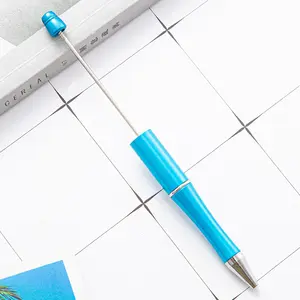 YS37 도매 실리콘 비즈 매력 액세서리 인쇄 공백 볼펜 맞춤 diy 구슬 펜