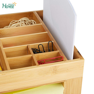 <span class=keywords><strong>Eco</strong></span> Friendly ไม้ไผ่ 16 ช่องแฟ้มโต๊ะ Organizer <span class=keywords><strong>Saver</strong></span> สำหรับสำนักงาน - Product Image 4