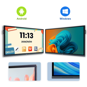 Ai 4K ODM OEM บอร์ดอัจฉริยะ, กระดานไวท์บอร์ดแบบโต้ตอบไวท์บอร์ดส<span class=keywords><strong>ม</strong></span>าร์ทบอร์ดแบบโต้ตอบไวท์บอร์ดสำหรับโรงเรียน CE FCC - Product Image 1