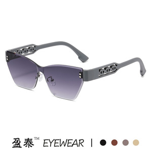 Eyewear Cat Eye Sunglasses <b>Pink</b> <b>Frame</b> Pc Lens UV400 Women Lightweight - Product Image 3