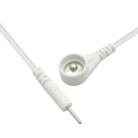 Vente en gros de fil d'électrode 2.0 broches à 3.9 câble Ecg mâle 4.0mm pour la stimulation de thérapie par électrode