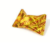 Biscuits de la fortune en gros, personnalisables avec étiquette OEM, en emballage en vrac, à base de farine de blé, avec surprise intéressante