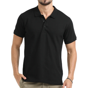 Camisetas de Algodón 100% de la Mejor Calidad, Corte Ajustado para Hombre, con Diseño de Bolsillo, Antiarrugas, Estilo Golf, Proveedor de Marca Privada - Product Image 1