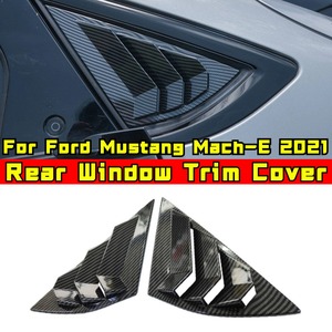 Embellecedor de ventana trasera triangular StarNav para Ford Mustang Mach-E 2021, cubierta de ventana de ventilación lateral trasera, accesorios para coche - Product Image 2