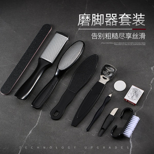 Ensemble de 8 limes à pieds en acier inoxydable pour éliminer les peaux mortes et les callosités, outils de pédicure, masseur pour les pieds - Product Image 2