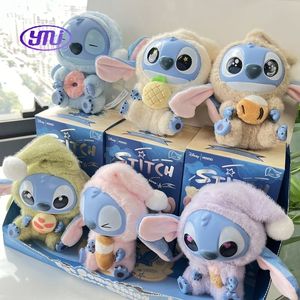 Original auténtico <span class=keywords><strong>Lilo</strong></span> & Stitch comer algo antes de dormir caja ciega muñeco de peluche lindo pijama Stitcch niños juguetes regalos - Product Image 3