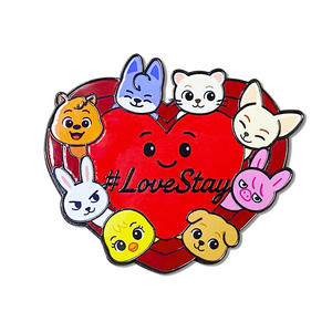 Imán para Refrigerador, de Aleación Metálica Plateada, con Esmalte, Diseño 3D, Anime, Vintage, Té, Viajes, Dibujos Animados - Product Image 1