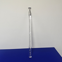 Balustre d'escalier en acrylique transparent, pilier en acrylique pour garde-corps d'escalier, pour la décoration intérieure et extérieure, poteau de balustrade de jardin