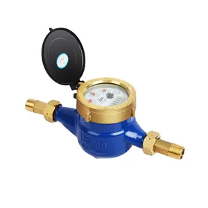 High Quality Brass Digital Household Hot Water Meter Digital Flow Meter For Measuring Mechanical