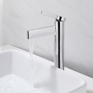 Robinet de lavabo monocommande moderne chromé à économie <span class=keywords><strong>d</strong></span>'<span class=keywords><strong>eau</strong></span>, à poser sur le comptoir, <span class=keywords><strong>eau</strong></span> chaude et froide, haute qualité, vente chaude - Product Image 3