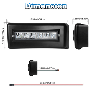 OVOVS Griglia Inferiore Paraurti Anteriore con Inserti Decorativi e Protezione con Luce <span class=keywords><strong>LED</strong></span> per Ford F150 F-150 2009-2014 - Product Image 6