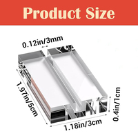 Support de Présentation Personnalisé en Acrylique pour Cartes de Place, Porte-Cartes Transparent à Fente de 3 mm pour Numéros de Table de Mariage, Menus de Restaurant et Panneaux