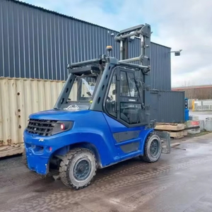 Chariot élévateur électrique intelligent de 8 tonnes AGV à navigation laser automatique pour opérations d'entreposage multi-lignes de charges lourdes, fourche de 1000 mm - Product Image 2