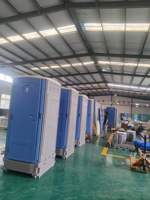Toilettes portables à installation facile, toilettes publiques préfabriquées mobiles, toilettes publiques mobiles et portables