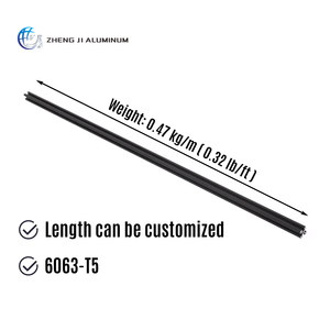 Tùy chỉnh 30x30 đen anodized nhôm đùn hồ sơ t khe Khung nhà máy OEM nhà sản xuất - Product Image 3