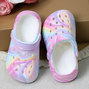 Nuovi Zoccoli Platform Tie-Dye per Bambini 2026, <span class=keywords><strong>Scarpe</strong></span> da Giardino Traspiranti in EVA Antiscivolo per Spiaggia <span class=keywords><strong>e</strong></span> Piscina, Certificati CPC <span class=keywords><strong>e</strong></span> RSL - Product Image 5