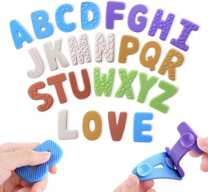 Jouets éducatifs pour apprendre l'alphabet <span class=keywords><strong>ABC</strong></span> - Jouets sensoriels texturés pour les tout-petits et les enfants - Outils éducatifs - Jouet à ventouse - Product Image 2