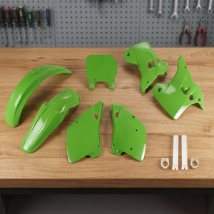 Kit Completo de Plástico Verde 026 para Motocicletas Kawasaki KX 250 de 1993, Accesorios para el Modelo de 1993 - Product Image 3