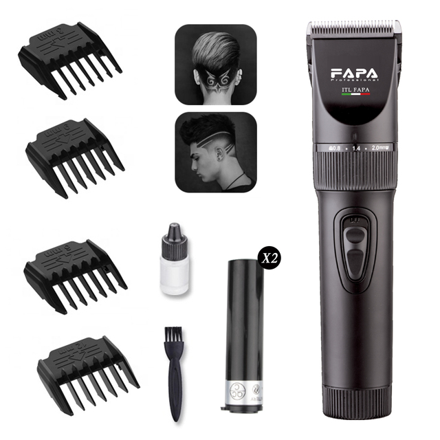 Professional Classic Durable OEM Adjustable Battery Hair Clipper Set Electric Cordless Hair Trimmer for Barber Shop