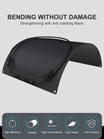 300W 20V ultra-mince léger anti-fissure HPBC cellule ETFE panneau solaire Flexible pour camping en plein air RV bateau-Stock d'expédition rapide