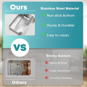 High Sided Open <b>Cat</b> Litter <b>Box</b> Anti-Splash Metal <b>Cat</b> Litter <b>Box</b> Large Metal - Product Image 2