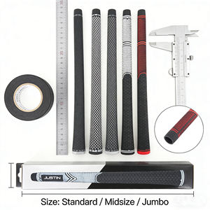 Poignées de golf en caoutchouc à haute friction JUSTIN Gg65 avec logo personnalisé pour les juniors, les femmes et les débutants - Product Image 3