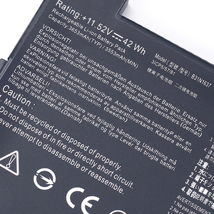 แบตเตอรี่แล็ปท็อป B31N1637ของแท้ของแท้สำหรับ Asus <span class=keywords><strong>VivoBook</strong></span> S15 S510 S510U S510UA S510UQ X510UF เปลี่ยนแบตเตอรี่โน๊ตบุ๊ค - Product Image 3